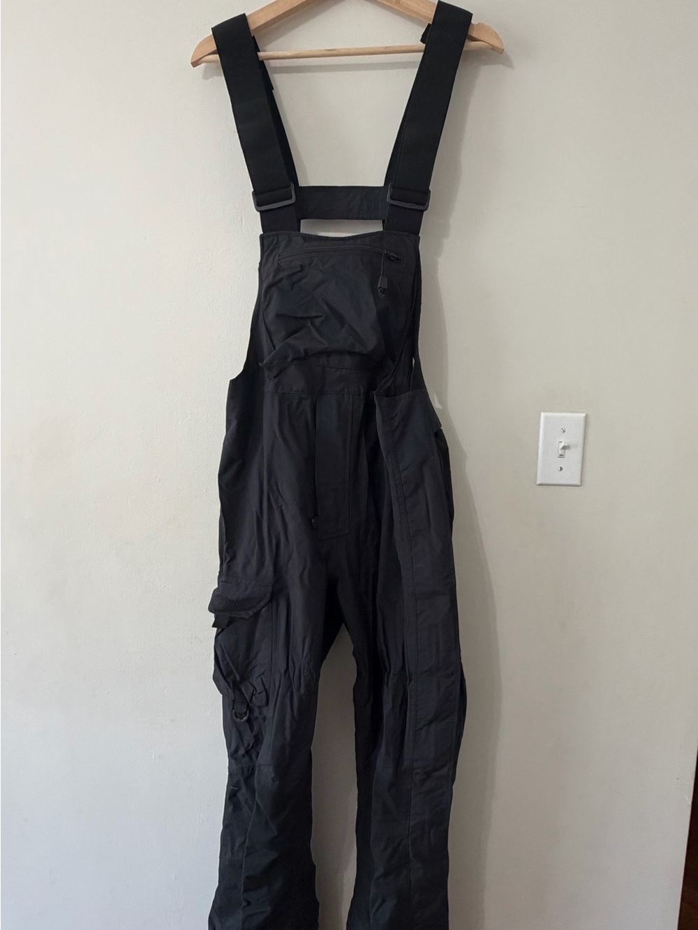 Vtg Campmor Mens Black Ski Snowboard Waterproof Snow Bib Overalls S Model 32153